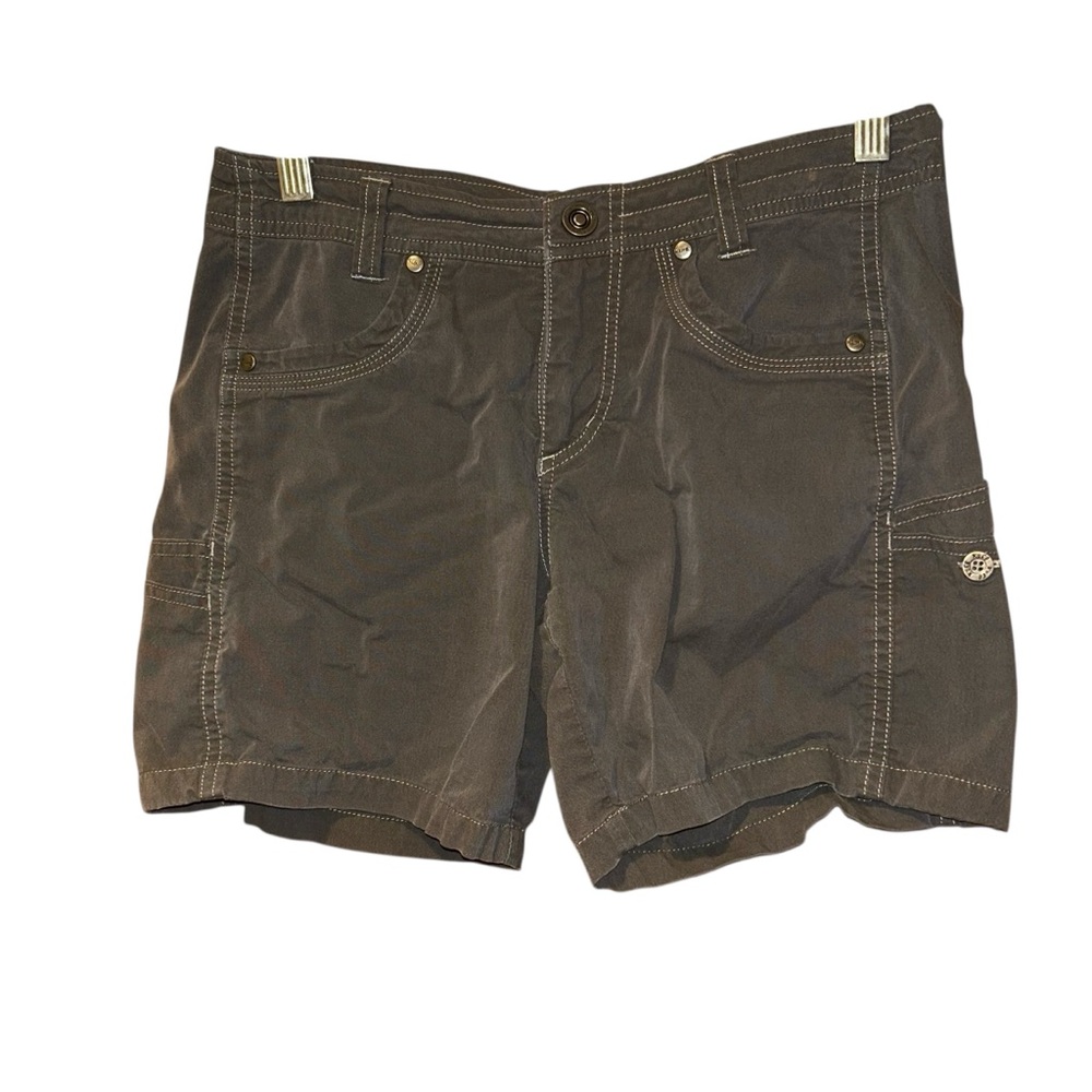KÜHL Women’s Hiking Shorts Size 2 Dark Gray Stretch Outdoor Utility Pockets